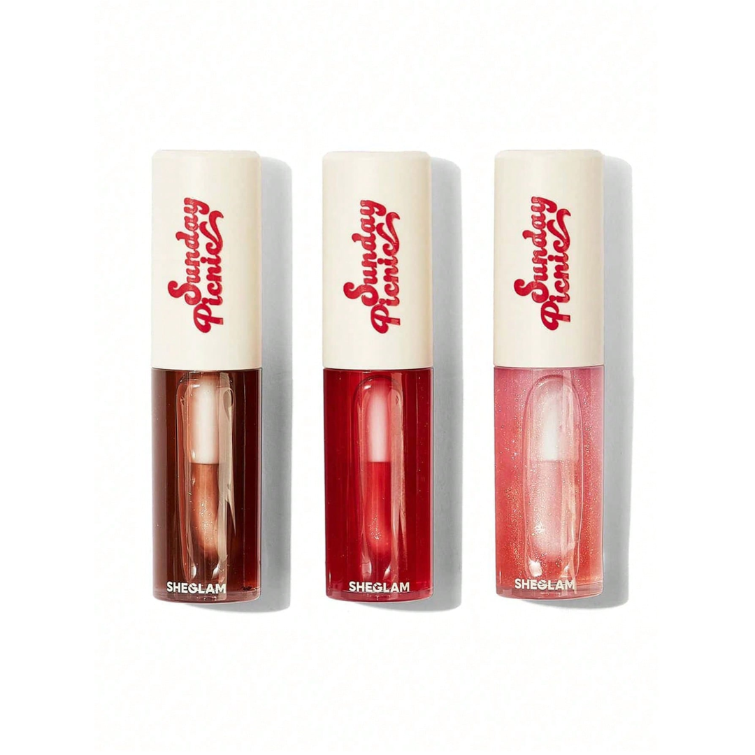 Sunday Picnic Layer Cake Lip Oil Set